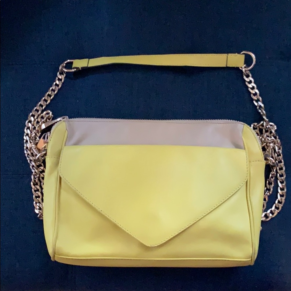 Yellow Pour la Victoire rectangle handbag